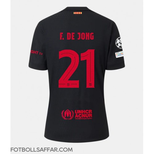 Barcelona Frenkie de Jong #21 Bortatröja 2024-25 Kortärmad